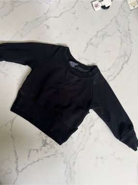 Little Bipsy Black Kids Crewneck Sweatshirt